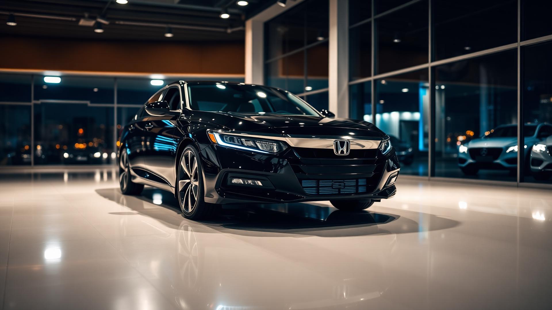 Honda in showroom