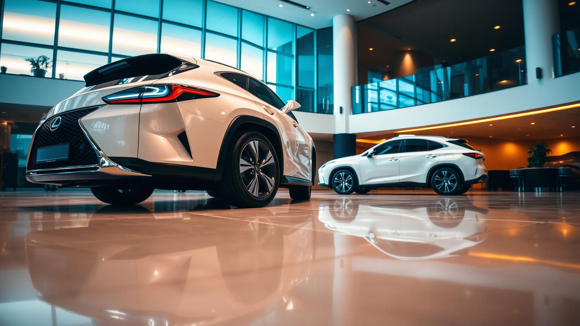 Lexus in showroom